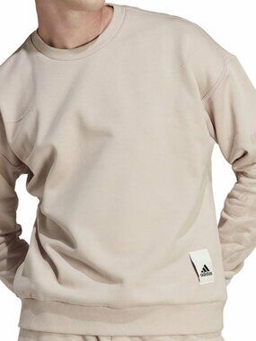 adidas Men's Lounge X Street Crewneck - Wonder Taupe